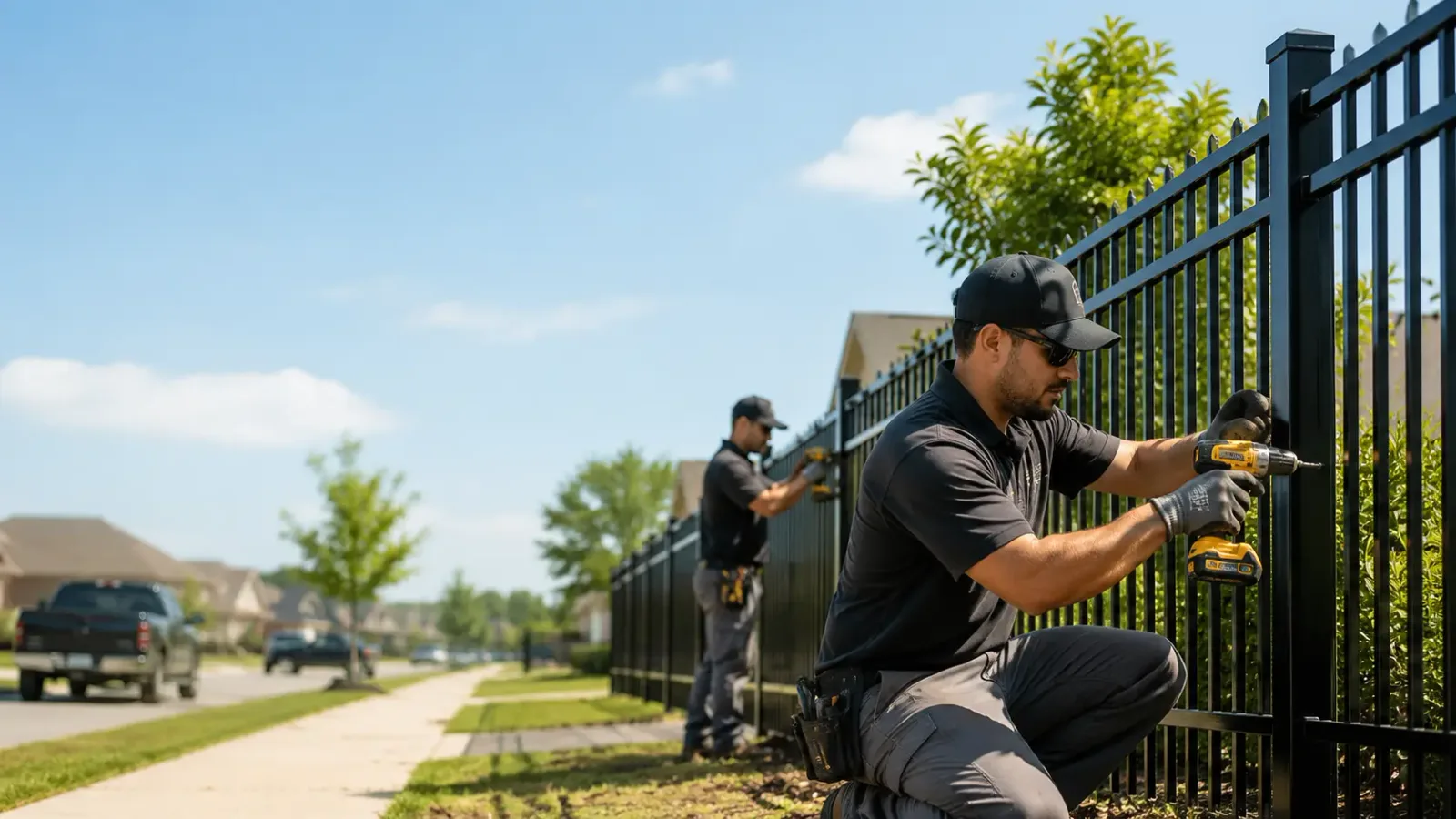 Metal Fence Installation in Chapel Hill, NC